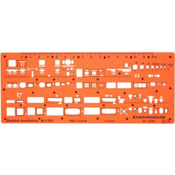 Schneider Standardgraph Στένσιλ 7349 Υδραυλικών 001-02076