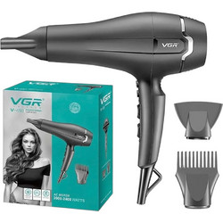 VGR V-450 Επαγγελματικό Πιστολάκι Μαλλιών 2000-2400W Μαύρο