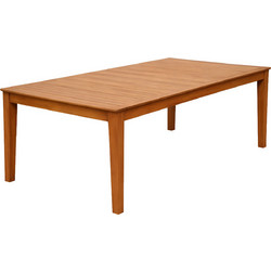 B2BMarkt Nole Ορθογώνιο Τραπέζι Κήπου Ξύλινο Καφέ 200x100x75cm 0613244
