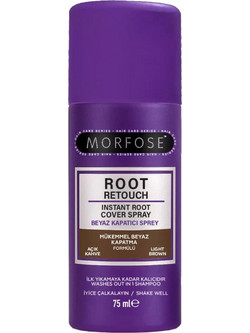 Morfose Light Brown Spray Βαφής Μαλλιών 75ml