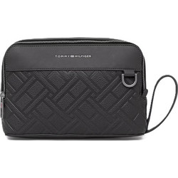 Tommy Hilfiger Flag Ανδρικό Νεσεσέρ Ταξιδίου Μαύρο