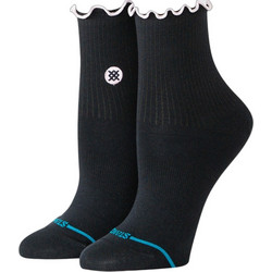 Stance Pop Ruffle Γυναικείες Κάλτσες Κοντές Μαύρες W346BC26PO-BLK