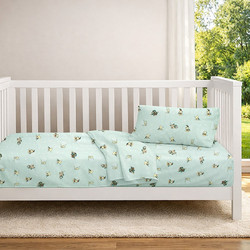 Dimcol Bear's Playtime 593 Βρεφικό Πάπλωμα Κούνιας 160x120cm Πράσινο Mint