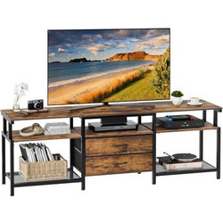 Hoobro Έπιπλο Τηλεόρασης Ξύλινο Μ160xΠ40xΥ55cm EBF55DS01
