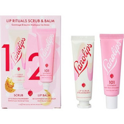 Lanolips Lip Rituals Strawberry Scrub & Balm Set