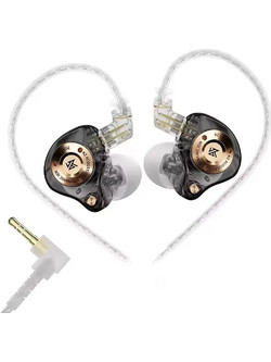 KZ EDZ Ακουστικά Ψείρες In-Ear Dymanic Μαύρα