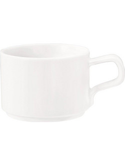Espiel Good Mood Σετ Φλιτζάνια Cappuccino & Τσαγιού Πορσελάνης Λευκά 180ml 6τμχ 001.751104K6