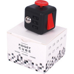 Fidget Cube Μαύρο Κόκκινο