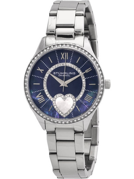 Stuhrling Original Symphony Γυναικείο Ρολόι με Ασημί Μεταλλικό Μπρασελέ ZUST-O40191