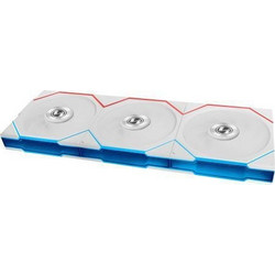 Lian Li Uni Fan TL Flex Case Fan 120mm ARGB με Σύνδεση 3-Pin 4-Pin PWM 3τμχ White