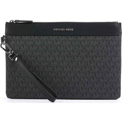 Michael Kors All-over Monogram Ανδρικό Νεσεσέρ 29x19cm Μαύρο