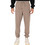 Double Ανδρικό Παντελόνι Φόρμας Fleece με Λάστιχο Μπεζ 262MPAN-6057