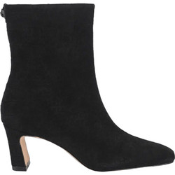 Kurt Geiger Γυναικεία Μποτάκια Αστραγάλου Suede Μαύρα με Χοντρό Χαμηλό Τακούνι 6193700249-00