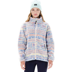 Emerson Γυναικεία Ζακέτα Fleece Μακριά με Φερμουάρ Εκρού 262.EW290.439