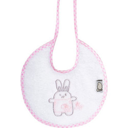 Figlio Bino Bunny Σαλιάρα με Κορδόνι Ροζ
