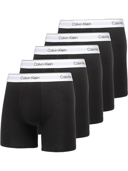 Calvin Klein Icon Cotton Stretch Ανδρικά Μποξεράκια Σετ 5Pack Μαύρα LV00NB4395-UB1