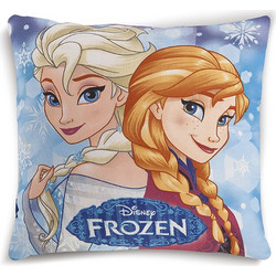 Disney Frozen 12 Παιδικό Διακοσμητικό Μαξιλάρι Microfiber Γαλάζιο 40x40cm