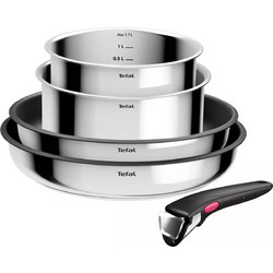 Tefal Ingenio Σετ Μαγειρικά Σκεύη από Ανοξείδωτο Ατσάλι 5τμχ L881S504