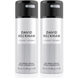 David Beckham Classic Homme Ανδρικό Αποσμητικό Spray Χωρίς Αλουμίνιο 2x150ml