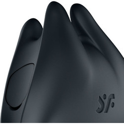 Satisfyer Perfect Pair 1 Δαχτυλίδι Πέους Σιλικόνης με Δόνηση 65mm Μαύρο