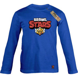 Takeposition Brawl Stars Παιδικό T-Shirt Μακρυμάνικο Royal Blue 214-814-4503