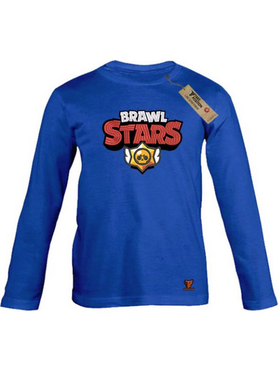 Takeposition Brawl Stars Παιδικό T-Shirt Μακρυμάνικο Royal Blue 214-814-4503