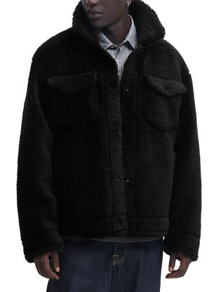 Jack & Jones Ανδρικό Μπουφάν Χειμωνιάτικο Μαύρο 12294797