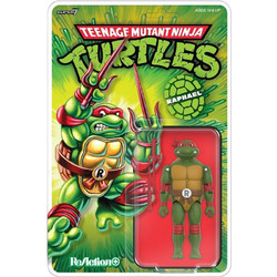 Super7 Teenage Mutant Ninja Turtles ReAction+ Wave 01 Raphael 10cm