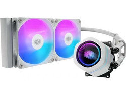 Cooler Master MasterLiquid Core Nex 240 White Υδρόψυξη CPU 120mm ARGB για Socket AM4 / 1200 / 1700 / AM5 / 1851 / 115x