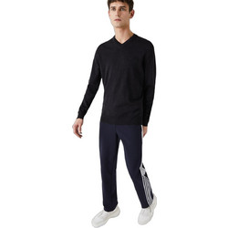 Lacoste Ανδρική Πλεκτή Μπλούζα με V Λαιμόκοψη Μαύρη 3AH1990