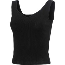 Brille Γυναικείο Καλοκαιρινό Crop Top Ριπ Μαύρο SD260111-BLK
