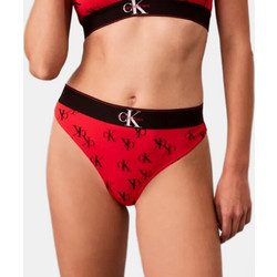 Calvin Klein Ψηλόμεσο Γυναικείο String Κόκκινο LV00QF8813-6M9