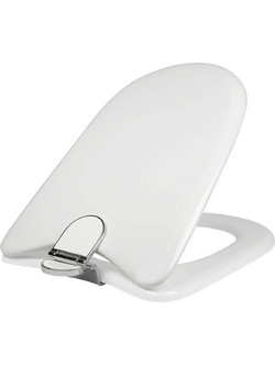 Elvit 0226 Καπάκι Λεκάνης Οβάλ Πλαστικό Λευκό 38x50cm