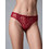 Milena By Paris Γυναικείο Sexy Slip με Δαντέλα Κόκκινο 8555