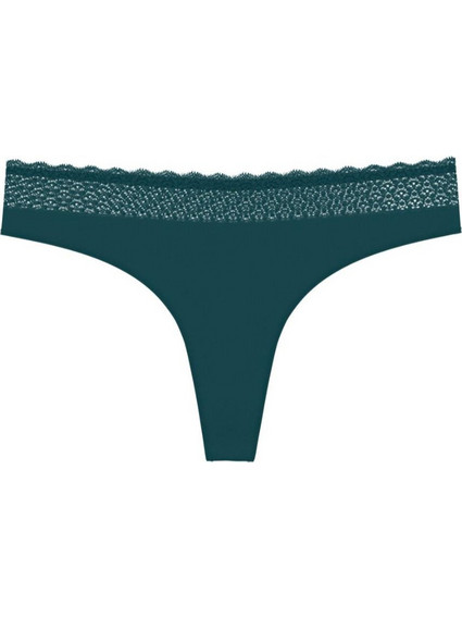 Triumph Feel Of Modal Γυναικείο String με Δαντέλα Κυπαρισσί 10219764-7303