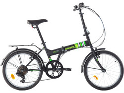 Orient Bikes Easy 2019 Σπαστό Ποδήλατο Πόλης 20" με 6 Ταχύτητες Μαύρο