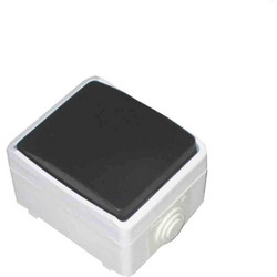Διακόπτης Απλός επίτοιχος γκρι χρώμα IP44 R64030 EDM Spain