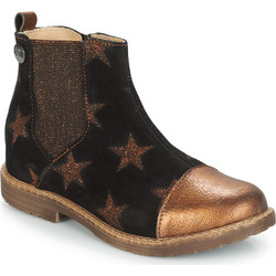 GBB Leontina Παιδικά Μποτάκια Καφέ Suede με Chelsea Φερμουάρ 17H512-41