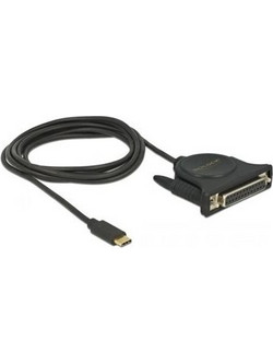 Delock Adapter USB Type-C to 1x Parallel DB25 female 1.8m (62980)