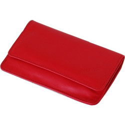 Καπνοθήκη από γνήσιο δέρμα Over Top 9913 RED (μεσαία) δερμάτινη