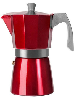 Ibili 02764 Μπρίκι Espresso 6Cups Κόκκινο