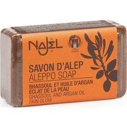 Najel Aleppo Rhassoul Clay & Argan Oil Σαπούνι 100gr