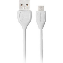 Remax Regular USB 2.0 to micro USB Cable Λευκό 1m (Lesu)
