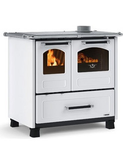 La Nordica Family 4.5 White Μαντεμένια Ξυλόσομπα με Φούρνο 7.5kW