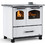 La Nordica Family 4.5 White Μαντεμένια Ξυλόσομπα με Φούρνο 7.5kW