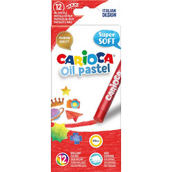 ΠΑΣΤΕΛ CARIOCA OIL PASTEL/12 SUPER SOFT 43277
