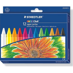Staedtler Noris Club Super Jumbo Κηρομπογιές Σετ 12τμχ