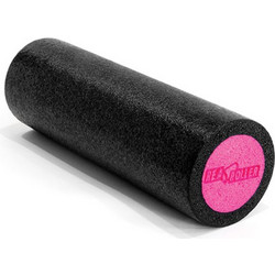 Rea Roller Κύλινδρος μασάζ Plain (45x15cm) - Μαύρο/Ροζ