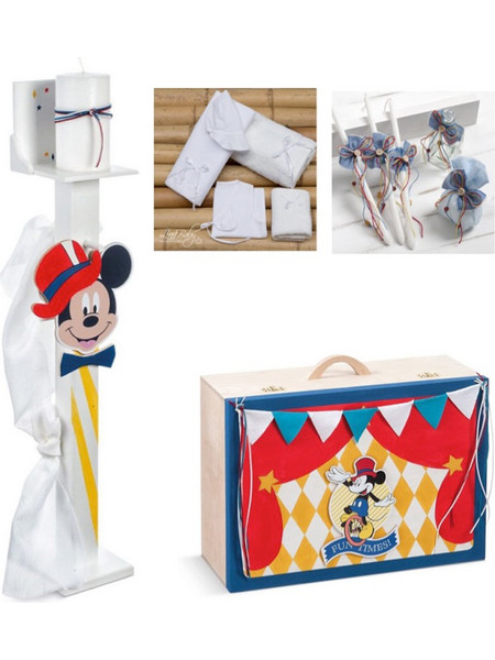 Parisis Σετ Βάπτισης με Κουτί για Αγόρι Mickey Mouse Ν282