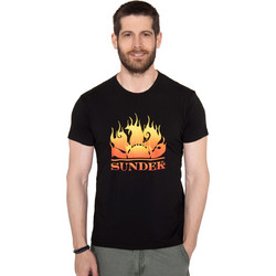 SUNDEK 'NEW WILLY' FLAME LOGO T-SHIRT ΑΝΔΡΙΚΟ M027TEJ78GG-4 (4/BLACK)